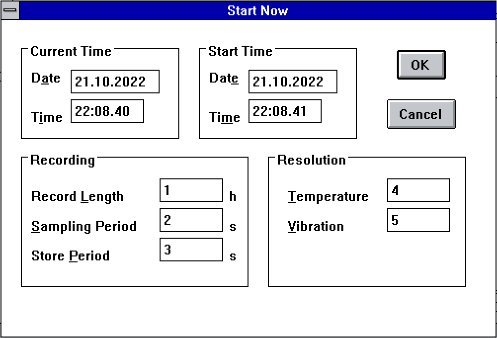Programming a new measurement with the Wanderer software.